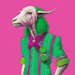 mycobowen_a_hot_pink_goat_mixed_with_a_dog_wearing_bright_green_a3055efb-0501-41f1-958b-12b4197aca3a-gigapixel-art-scale-6_00x