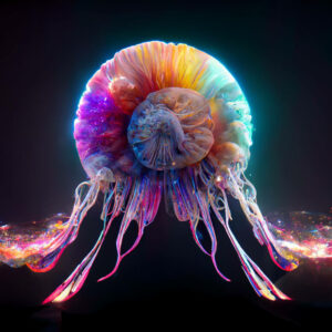 mycobowen_a_massive_rainbow_colored_jellyfish_with_long_flowing_5d8c7997-1825-4bad-a7ea-ed70dcce14b9