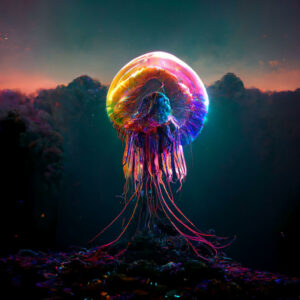 mycobowen_a_massive_rainbow_colored_jellyfish_with_long_flowing_cdf633e3-db77-4098-8063-73a8d2959c4c